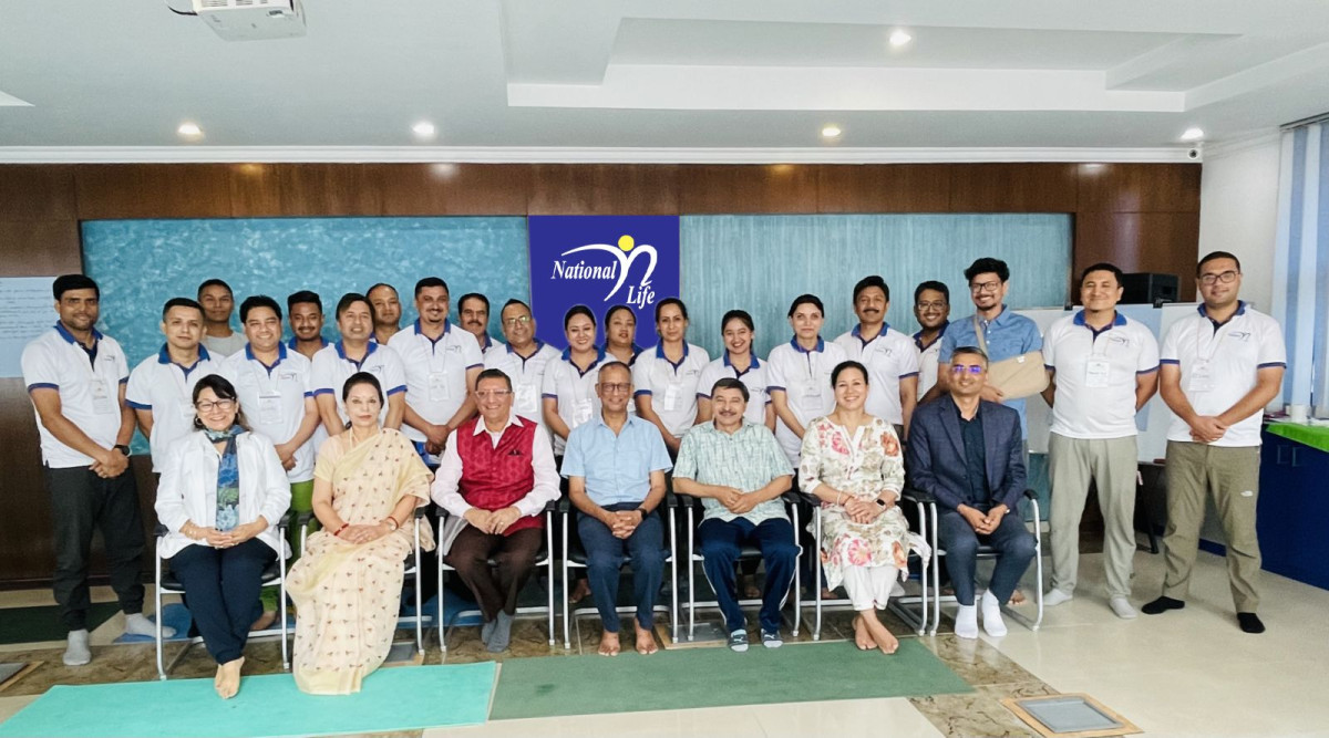 नेशनल लाइफ इन्स्योरेन्सद्वारा कर्मचारीलाई बहु आयामिक प्रशिक्षण प्रदान