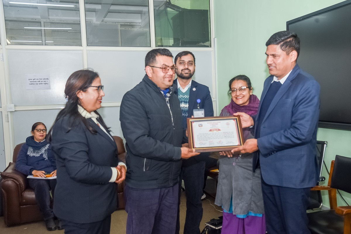 स्वास्थ्य परीक्षणको प्रयोगशाला गुणस्तर मापदण्ड सम्बन्धी समूहगत ७ दिने प्रशिक्षण