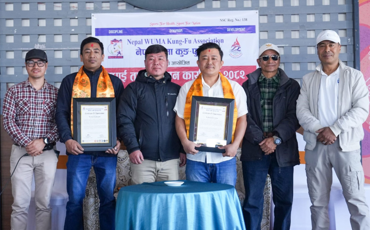 अन्तर्राष्ट्रिय सफलता दिलाउने खेलाडीलाई उमा कुङफु संघद्वारा सम्मान