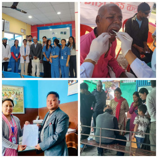 “सडकदेखि सदनसम्म सेवा : मानवताको उज्यालो फैलाउँदै ॐ समाज डेण्टल अस्पतालको ऐतिहासिक अभियान” बर्दिवास देखि काठमाडौ सम्म