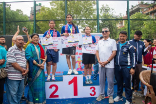 उमेर समूह विभाजन गरेर आयोजना गरिएको वडास्तरीय दौड प्रतियोगितामा ९४ प्रतियोगी दौडिए