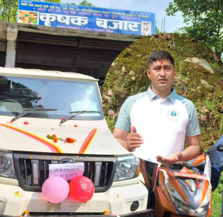 अध्यक्ष श्रेष्ठसहितको टोलीको पहलमा कृषि एम्बुलेन्स सेवा सञ्चालन, नीलकण्ठ ८ लाई कृषि आत्मनिर्भरतातर्फ लैजाने लक्ष्य
