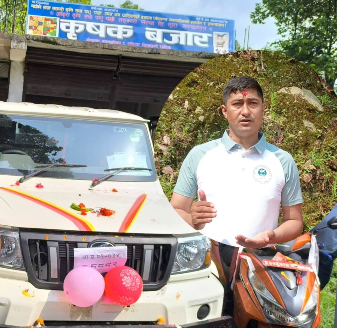अध्यक्ष श्रेष्ठसहितको टोलीको पहलमा कृषि एम्बुलेन्स सेवा सञ्चालन, नीलकण्ठ ८ लाई कृषि आत्मनिर्भरतातर्फ लैजाने लक्ष्य