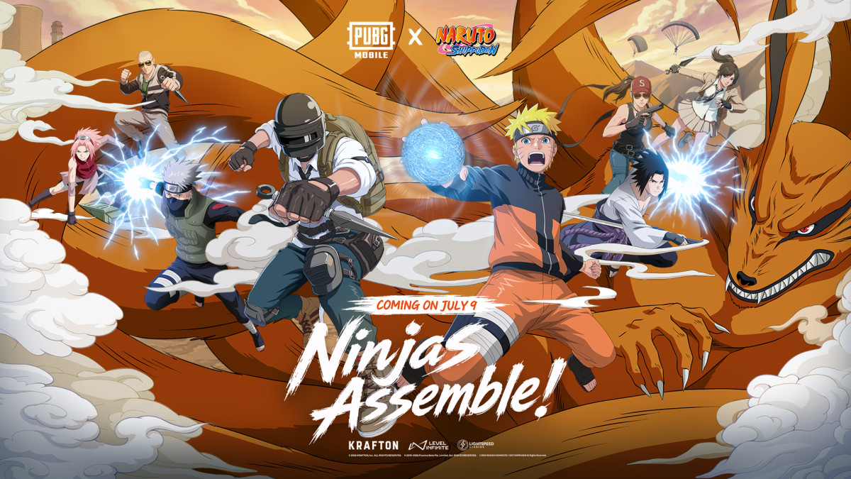 PUBG MOBILE AND NARUTO SHIPPUDEN PARTNER FOR ONE OF THE MOST AMBITIOUS COLLABORATIONS IN THE GAME’S EIGHT YEAR HISTORY