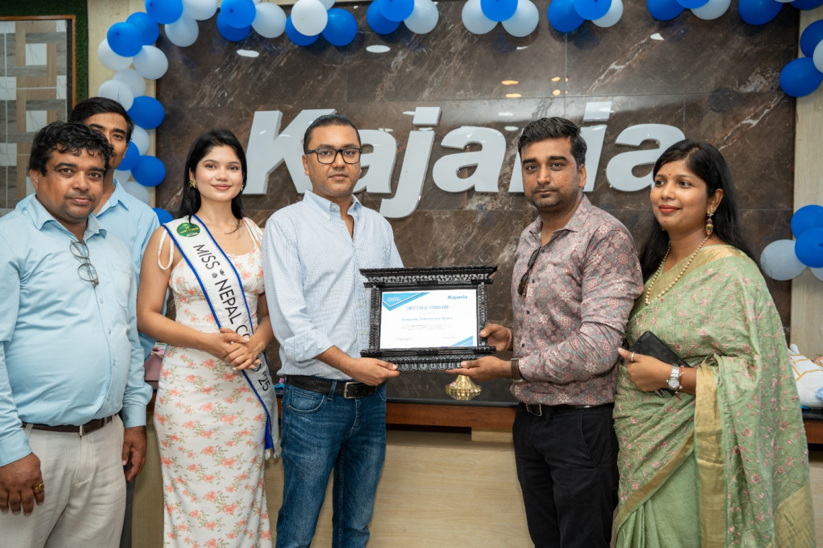 Kajaria Ramesh Tiles Strengthens East Nepal Retail Network with the Launch of Annapurna Bathware and Marbles in Morang