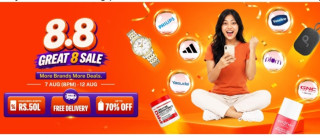 Daraz Launches 8.8 Great 8 Sale Featuring Exclusive Brand Deals and Daily Rewards