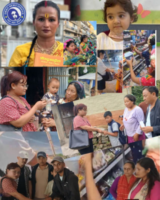 सडक सडकमा चन्दा संकलन गरेर रसुवा भोटेकोशीका अभिभावकविहीन बालबालिकालाई २ लाख ८५ हजार सहयोग