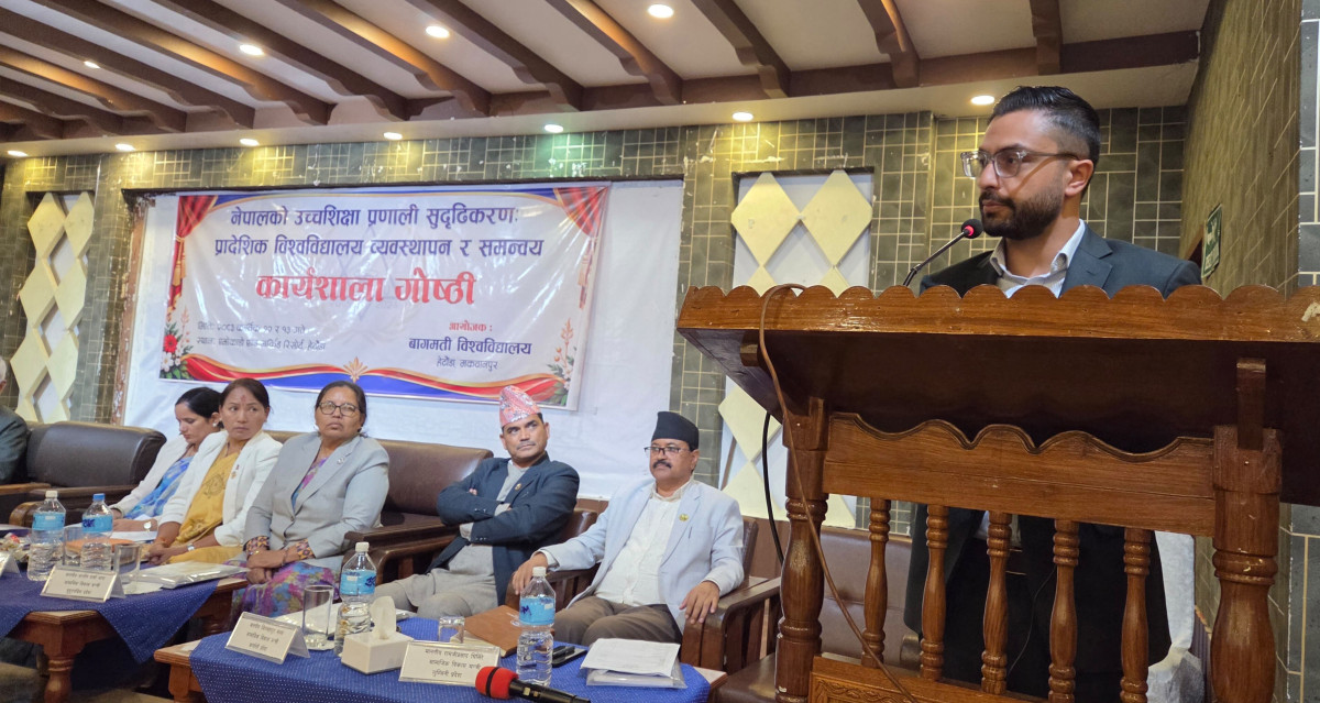 विश्वविद्यालयहरूको म्यापिङ र पूर्वाधार मूल्याङ्कन तीव्र, दोहोरो लगानी रोकिनेछः मन्त्री पोखरेल